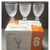 Copa de Vino Blanco de Cristal con Patrón de Diamante, Copa Alta de Cristal, Copa para Licores, Copa Vintage, Cristal Espeso, Copa Clásica, Copa Grabada