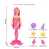 Muñeca de sirena princesa cambiante de color sensible a la temperatura, articulada, para columpio, DIY, conjunto, juguete educativo de agua para niños