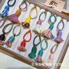 Colgante de borla de borla diy tejido a mano cuerda de algodón frotada a mano corto estilo Xizang juego de texto accesorios de pulsera de cuentas de Buda
