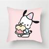 Almohada de perro Pacha de dibujos animados linda para sofá de sala de estar, almohada de cabecera, soporte lumbar para respaldo, funda de cojín de respaldo, funda de cojín lumbar