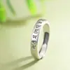 Ciervo Dorado Rey Pie Plata S990 Artesanía Vintage Apertura Ajustable Joyería al por Mayor Anillo de Diseño de Texto Creativo para Mujer