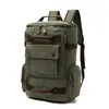 Mochila de Lona Transfronteiriça Mochila Masculina Grande Capacidade Bolsa para Computador Casual Multiuso Bolsa de Viagem Mochila Moderna Estilo Coreano