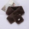 Bufanda Peluda Transfronteriza con Atmósfera Estilo Coreano, Lujo Ligero y Sensación de Alta Gama, Calentador de Cuello Peludo Cruzado, Versión Engrosada de Invierno para Mujeres Adultas