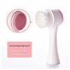Escova de Silicone Facial Dupla Face Personalizada para Limpeza Profunda dos Poros, Removedor de Cravos com Cerdas Macias