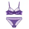 Nuevo Sujetador Push-Up Ultra Fino Estilo Francés, Puro Deseo, Sexy y Cómodo, Minimiza Busto Grande, Levanta y Soporta, Conjunto de Lencería para Mujer