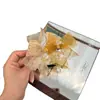 Presilha de Garra com Laço de Tela Doce Flor de Cabelo de Tela Acessório de Cabelo Atmosférico