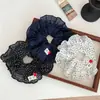 Goma para el pelo tipo scrunchie con volantes, lunares y corazón estilo coreano para mujer, sujetador de pelo grande fresco y dulce, accesorio versátil para el pelo para mujer
