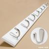 Gancho de Puerta Creativo Gancho de Pared Estilo Europeo Colgador de Ropa Gancho de Pared para Baño Gancho de Pared de Bambú para Cocina