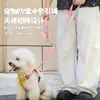 Nova Guia Pet Gradiente Asa Fofa, Anti-Choque, para Cães Pequenos e Médios, Confortável Guia-P para Passear com Animais