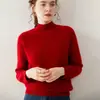 Suéter Versátil de Punto Pullover Baicai de Terciopelo con Mangas Raglán, Cuello Semi Alto, Cachemira, Nuevo Llegado Otoño/Invierno 2026