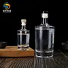 Em estoque Suprimento Garrafa de Licor Garrafa de Vinho de Frutas Garrafa de Vinho Vazia Um Jin Vidro Transparente Espessado Vinho Estrangeiro Garrafa Vazia Selada