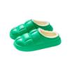 Zapatillas de Algodón de Moda para Mujer, Otoño e Invierno, con Cubierta para el Talón, Adecuadas para Usar en Exteriores, Forradas de Felpa, Zapatos Gruesos Desmontables de Peluche para el Hogar en Interiores, para Maternidad, para Hombre