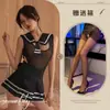 Lingerie Sexy, Traje de Marinheiro Sexy e Quente Puro Desejo Peça Única Duas Formas de Usar, Saia College Jk, Conjunto de Pijama Feminino