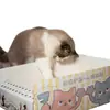 Caixa de Areia Descartável Portátil Dobrável para Gatos para Viagem de Carro, Reforçada, Impermeável, à Prova de Vazamentos, Banheiro de Gato Sem Limpeza para Pessoas Preguiçosas
