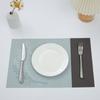 Mantel Individual Nuevo Teslin Jacquard Tejido Ginkgo Mantel Individual Occidental Lujo Ligero Decorativo Posavasos Tapete Aislamiento Térmico Impermeable y a Prueba de Aceite