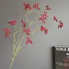 Plantas Verdes Simuladas, Bayas, Ramas de Manzana de Caballo, Frutas Silvestres, Ramas Secas, Suministro Transfronterizo, Adornos de Decoración para Hogar y Hotel, Arreglos Florales al por Mayor