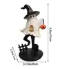 Enfeites de resina de Halloween e Natal transfronteiriços, figuras pintadas à mão, decoração de casa com atmosfera festiva, artesanato de nicho
