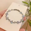 Estilo Coreano INS Fresco e Fofo Pulseira Redonda de Zircônia Estilo Fada Fashion Versátil Temperamento Pulseira de Pulso Luxo Leve Toque de Alta Qualidade Joia de Mão