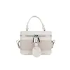 Bolso de mano pequeño de lujo ligero transfronterizo para mujer, nuevo modelo de otoño 2026, patrón tejido, versátil y moderno, bolso cuadrado pequeño de un solo hombro y cruzado