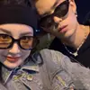 Gafas de sol de lujo personalizadas con protección UV, mismo estilo que Wang Churan, se pueden personalizar para lentes recetados, unisex BC-2230