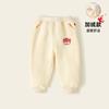 Calças Esportivas Forradas com Lã para Meninos Roupa de Inverno Outono e Inverno Roupa Infantil para Bebês e Crianças Calças de Moletom Quentes da Moda Inverno