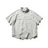 Vestido de Verano Sureño 2024 Nuevo de Verano Japonés Vintage Bolsillo Decorativo Raya de Burbujas Camisa Camisa Casual de Moda