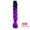 Xuchang en stock, trenza de doble color, trenza jumbo, peluca africana, trenza sucia, trenza degradada, cabello, venta al por mayor