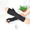 Guantes de Medio Dedo Ninja Retro Oscuros para Hombre y Mujer, Tendencia de Moda Japonesa Coreana, Protección Solar, Harajuku