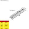Código de Esquina de Acero Inoxidable Ángulo de Hierro/Soporte para Placa de Estante Soporte en Forma de L Conector Triángulo Pieza de Hierro Soporte de Código de Esquina de Ángulo Recto de 90 Grados