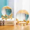 Artesanía de Lujo Ligero Bola de Cristal Adornos Metálicos Sala de Estar Escandinava Gabinete de Vino Oficina Sala de Modelos Decoraciones para el Hogar
