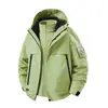 Chaqueta a Prueba de Viento e Impermeable Tres en Uno para Otoño/Invierno para Hombres y Mujeres, con Forro Polar Desmontable, Juego de Dos Piezas para Senderismo, Ciclismo, Montañismo