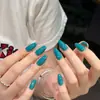 Manicura Color Nude Hecha Completamente a Mano Estilo Corto Usable Estilo Año Nuevo 2025 Gama Alta Exquisita Primavera y Verano Color Puro Blanqueador