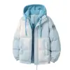 Comercio Exterior Transfronterizo Spot Mayorista Invierno 2025 Nuevo Estilo Falso Dos Piezas Color Dopamina Chaqueta de Algodón