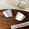 Pendientes Elegantes Exagerados Europeos y Americanos, Lujo Accesible, Pendientes de Metal Cepillado de Gama Alta, Pendientes de Diseño de Nicho Versátiles para Ropa de Trabajo para Mujeres