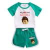 ROBLOX Conjunto de Verano para Niños 2023 Nuevo Algodón Camiseta de Manga Corta para Niños Shorts Casual Delgados Conjunto de Dos Piezas