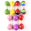 Chocalho de Madeira Orff Maracas de Madeira Auditivo Bebê Exercício Instrumento Musical de Mão Brinquedo Música Interação Pais-Filhos