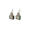 Interruptor de palanca Knx1*2 2*2 de dos posiciones y tres terminales de seis pines con tapa blanca y tapa roja