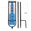 Pluviómetro de Hierro Pluviómetro Exterior Tubo Medidor de Lluvia Decorativo para Jardín Accesorios Simples para Pluviómetro