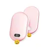 2025 Novo Aquecedor de Mãos Magnético Transfronteiriço Carregamento USB Tipo Dividido Autoaquecimento Aquecedor de Mãos Power Bank Conveniente