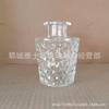 Entrega de fábrica frasco de perfume transparente grosso branco cristal frasco de vidro diamante pode ser com tampa