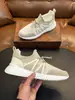 Zapatos Casuales Nuevos para Hombre de Cuero Genuino Transfronterizos con Combinación de Cuero y Tejido de Punto, Tenis de Moda, Zapatos Versátiles de Moda para Hombre