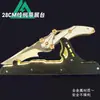 Delta Game Merchandise Faca Retrátil Polaris de Direção Dupla Tamanho Grande com Bainha de Couro, Ornamento de Suporte de Exibição, Faca de Brinquedo Presente