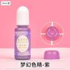 Tinte de relleno de pigmento tóner de resina epoxi cristalina, hecho a mano, 24 colores, esencia de color fantasía, paquete de 10 ml