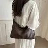 Bolsa de ombro de grande capacidade, moderna, estilo retrô para mulheres, perfeita para o dia a dia, com toque de alta qualidade, nova coleção primavera 2026, estilo coreano, design minimalista