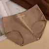 Calcinha Feminina de Algodão Puro com Cintura Média e Forro 100% Algodão, Antibacteriana Grau 7A, Estilo Esportivo Melard, Adequada para Meninas Jovens e Estudantes, Modelo Triângulo