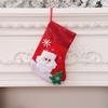 Calcetines navideños Calcetines navideños colgante de bolsa de regalo bolsa de dulces para niños calcetines de dibujos animados de tamaño pequeño decoraciones de bolsa de regalo