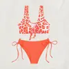 2026 Nuevo Bikini Sexy de Estilo Europeo y Americano con Lazos Traje de Baño de Dos Piezas de Verano para Mujer Bikini Transfronterizo Amazon Traje de Baño