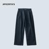 APO Ropa de Hombre 2024 Nuevos Jeans Moda Masculina Cadáver Guapo Otoño e Invierno Joker de Gama Alta Pantalones Largos Rectos Holgados