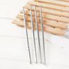 Palillos de acero inoxidable cantina restaurante huecos anti-escaldaduras espiral antideslizantes palillos domésticos vajilla suministros de cocina venta al por mayor