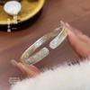 Pie de Fu plata 999.9 oro gato de la suerte auspicioso apertura pulsera de plata esterlina sólida regalo chino para madre